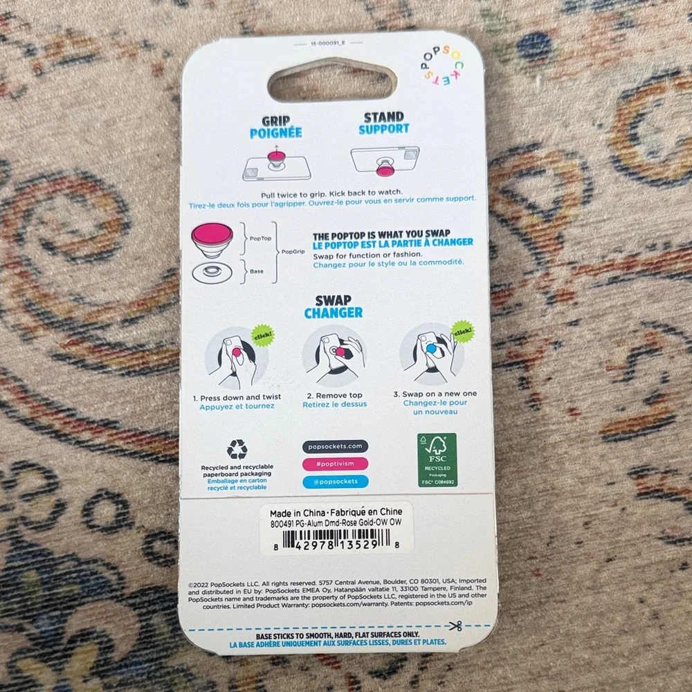 PopSocket PopGrip Premium - Light Pink